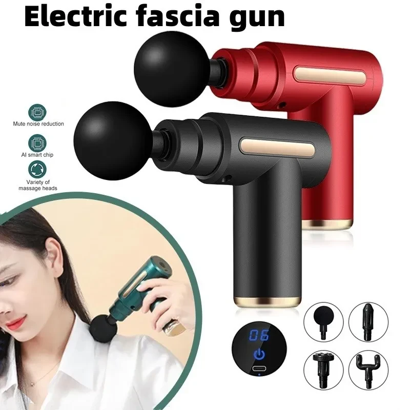 Electric Vibration Body Massager - Fascial Gun for Muscle Recovery & Pain Relief